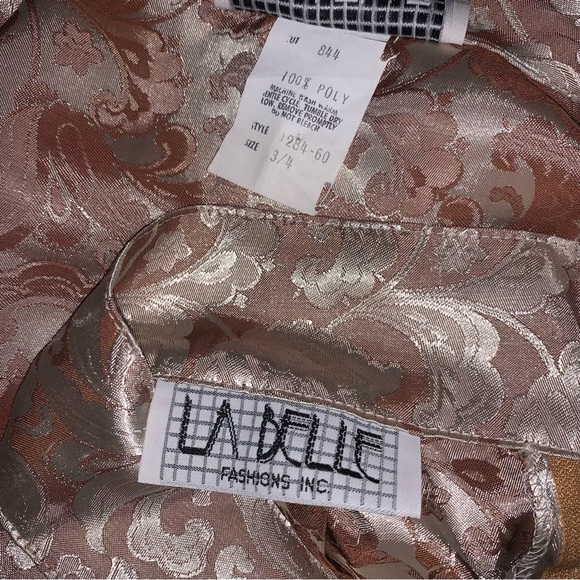 v i n t a g e :: Glam 2pcs Brocade Bombshell Pencil Skirt Peplum Blazer - Picture 8 of 16